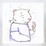 Медведь с мороженым