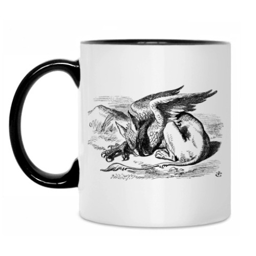 Кружка с принтом ~ Грифон Тенниела ~