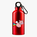 Металлическая бутылка 400 мл UV-DTF