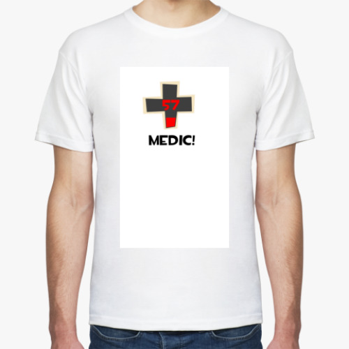 Футболка с принтом  MEDIC!