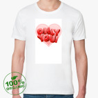 Мужская футболка органик