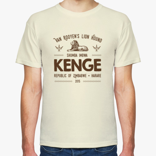 Футболка с принтом KENGE