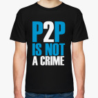 Классическая футболка  'P2P'