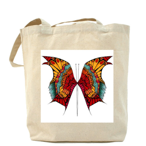 Сумка шоппер с принтом 'Monsterfly'