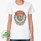 Женская футболка органик