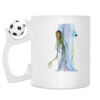 Кружка с футбольным мячиком