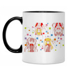 Кружка двухцветная