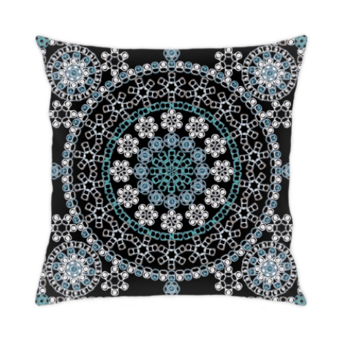 Подушка с принтом Жестяной орнамент