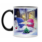 Кружка двухцветная