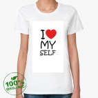 Женская футболка органик