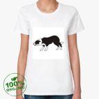 Женская футболка органик