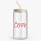 Банка с бамбуковой крышкой