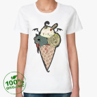 Женская футболка органик