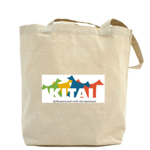 Сумка шоппер с принтом KITAI