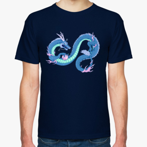 Футболка с принтом Китайский дракон
