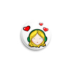 Значок 25 мм love