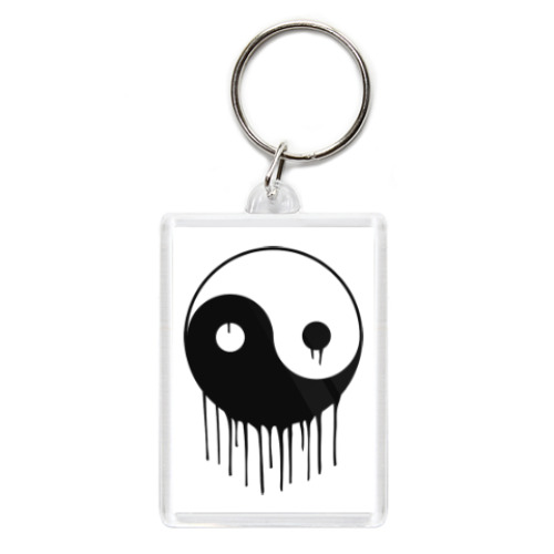 Брелок с принтом Scary Yin Yang