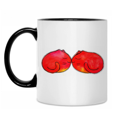 Кружка с принтом Kisscat