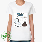 Женская футболка органик