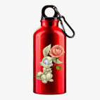 Металлическая бутылка 400 мл UV-DTF