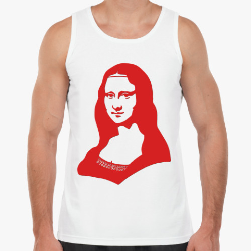 Майка с принтом MONA LISA