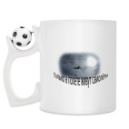 Кружка с футбольным мячиком