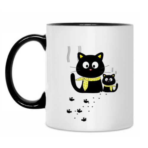 Кружка с принтом Китти