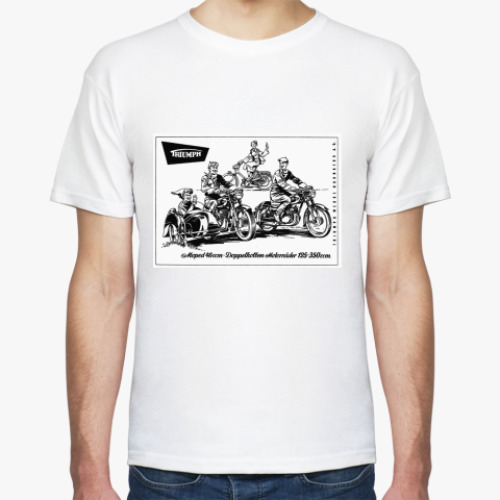 Футболка с принтом Triumph