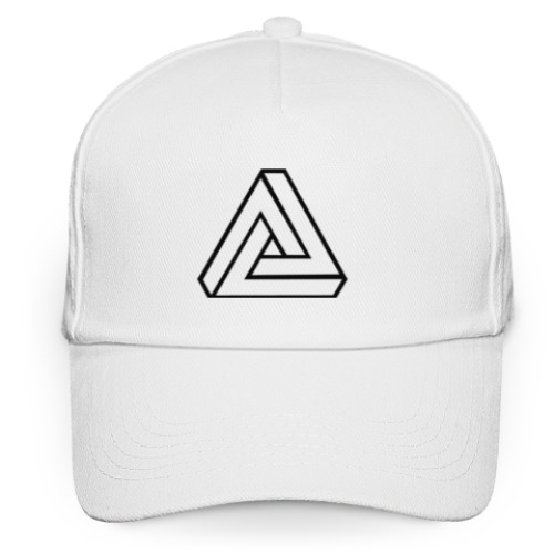 Кепка бейсболка с принтом Невозможный треугольник