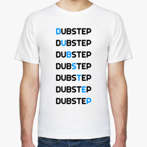 Футболка с принтом dubstep