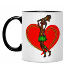 Кружка двухцветная