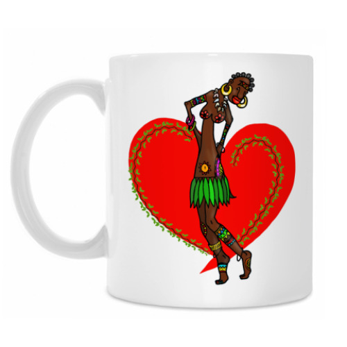 Кружка с принтом Любовь