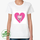 Женская футболка органик