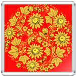 Подсолнухи хохлома