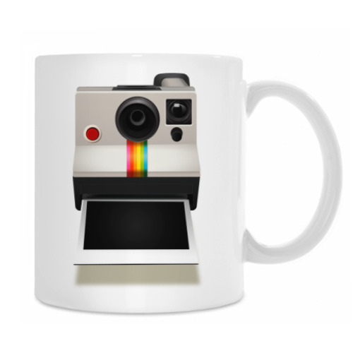 Кружка с принтом Полароид