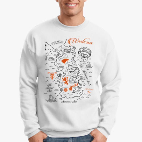 Свитшот с принтом Вестерос