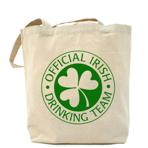 Сумка шоппер с принтом  Official Irish Drinking Team