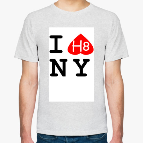 Футболка с принтом 'I HATE NY!'