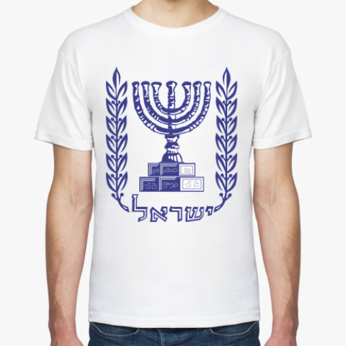 Футболка с принтом ישראל