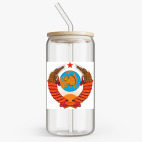 Банка с бамбуковой крышкой