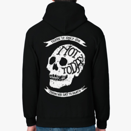 Толстовка худи с принтом Игра престолов. Не сегодня