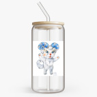 Банка с бамбуковой крышкой