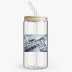 Банка с бамбуковой крышкой