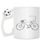 Кружка с футбольным мячиком