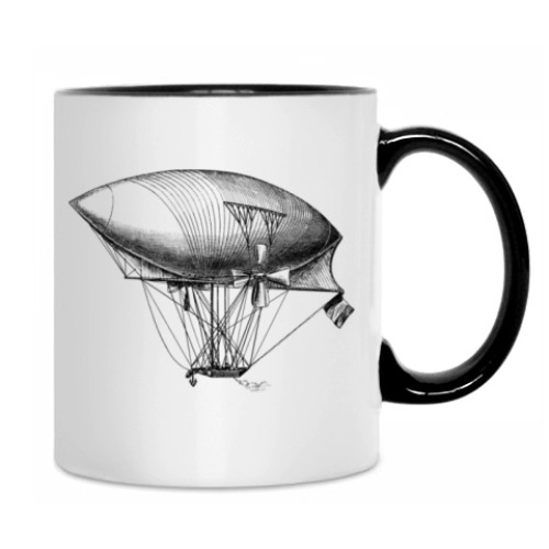 Кружка с принтом Дирижабль