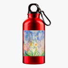 Металлическая бутылка 400 мл UV-DTF