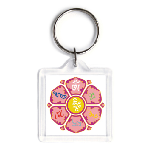 Брелок с принтом  Лотос