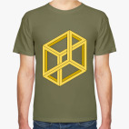 Классическая футболка Невозможный куб