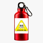 Металлическая бутылка 400 мл UV-DTF