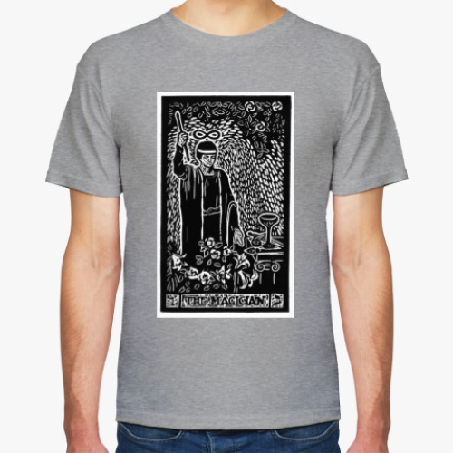 Футболка с принтом 1 аркан таро маг